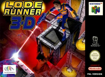 Lode Runner 3-D (Europe) (En,Fr,De,Es,It) box cover front